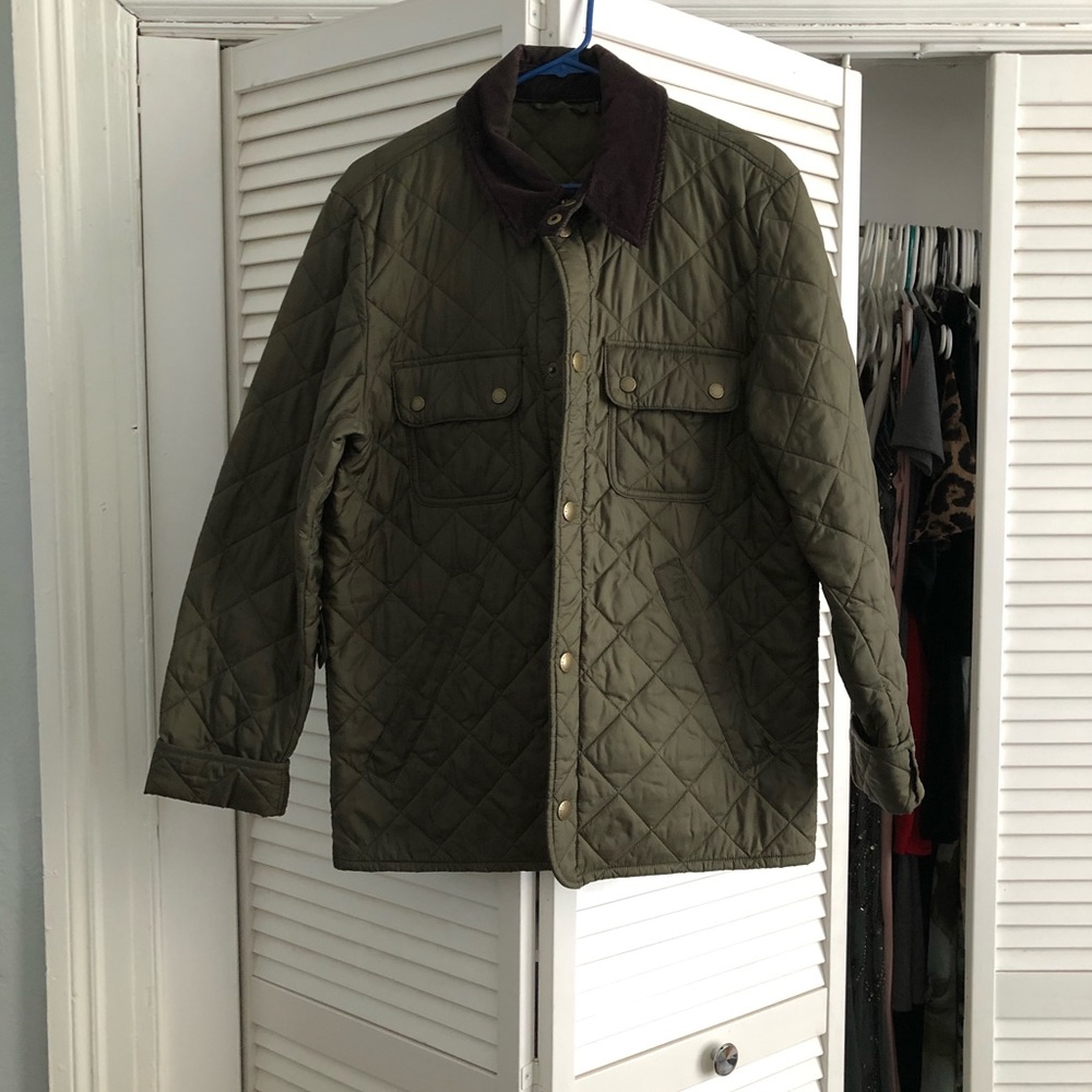 Men’s Barbour quilted jacket